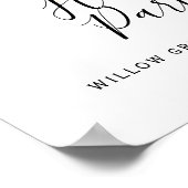 赤面&金ゴールドヘンのパーティー歓迎ポスター ポスター (角)