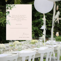 赤面&金ゴールドメッセージIvyブライダルシャワーありがとう