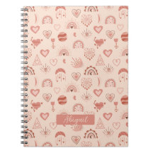 赤面 | Terracotta Bohoハートをテーマにしたパターン名