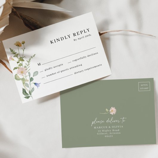 赤面Bohoフローラ結婚の詳細エンクロージャカード エンクロージャーカード