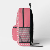 赤面Geo Backpack – カスタマイズ可能な自信 プリントバックパック (右)