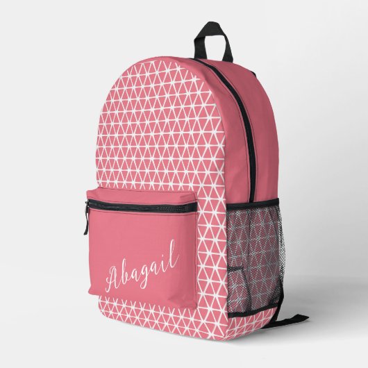赤面Geo Backpack – カスタマイズ可能な自信 プリントバックパック (裏面右端)