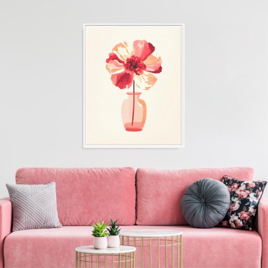 赤面Radiance Canvas Print キャンバスプリント (インサイチュ (リビング))