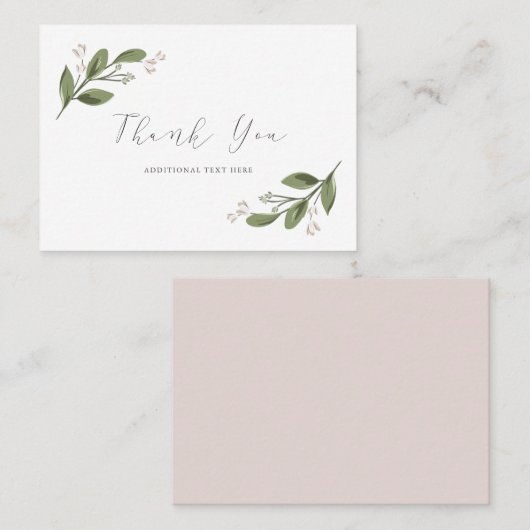 赤面Sprigsありがとう座席表 プレイスカード (正面/裏面)