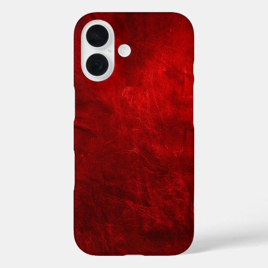 赤革の背景 Case-Mate iPhoneケース (裏面)