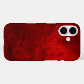 赤革の背景 Case-Mate iPhoneケース (裏面 (横))
