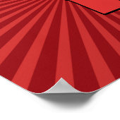 赤革命的な拳 ポスター (角)