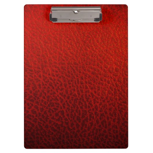 赤革 クリップボード (正面)