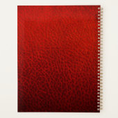 赤革 プランナー手帳 (裏面)