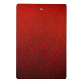 赤革 ミニクリップボード (裏面)