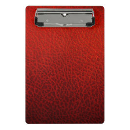 赤革 ミニクリップボード