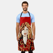 赤頭アイルランドの少女 エプロン (着用した状態)