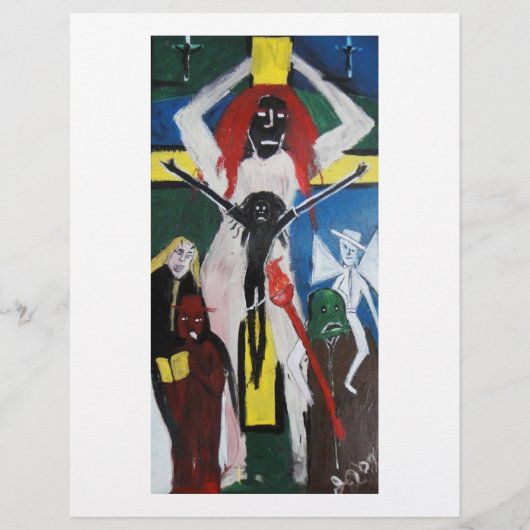 赤頭イエス様スクラップブック紙 (正面)