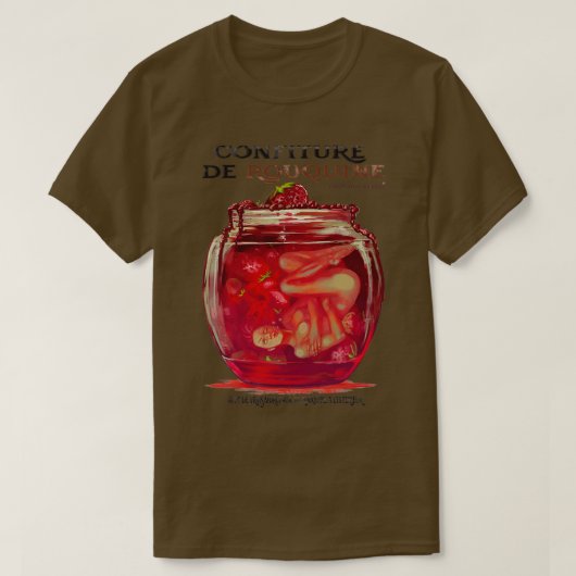 赤頭ジャム実在中に赤頭のビット Tシャツ (デザイン正面)