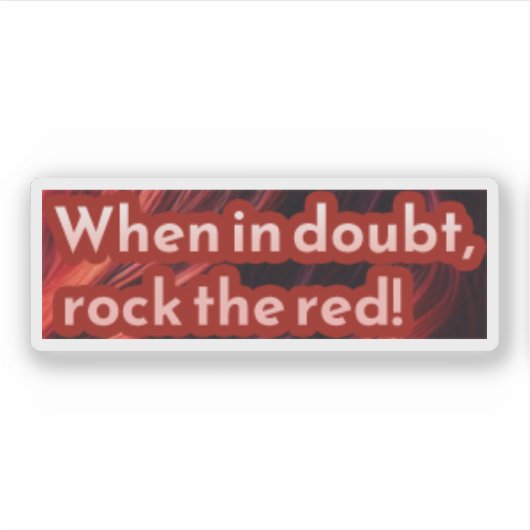 赤頭ステッカー4 シール (正面)