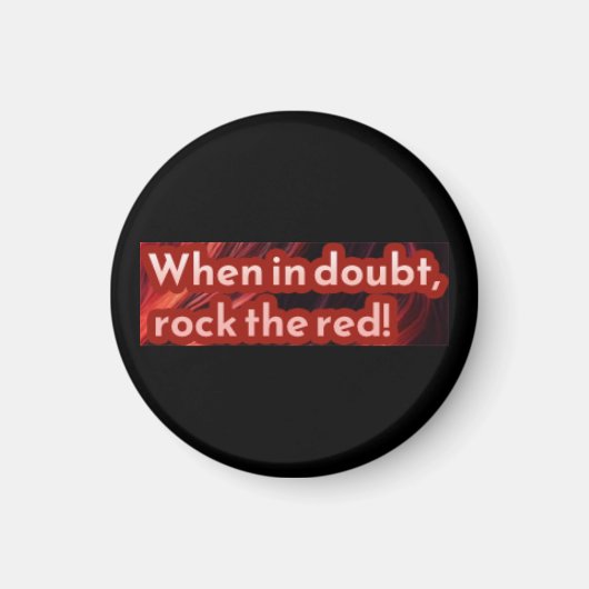 赤頭ステッカー4 マグネット (正面)