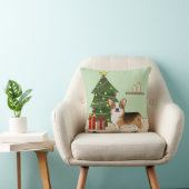 赤頭トライペンブローククリスマスツリー クッション (椅子)