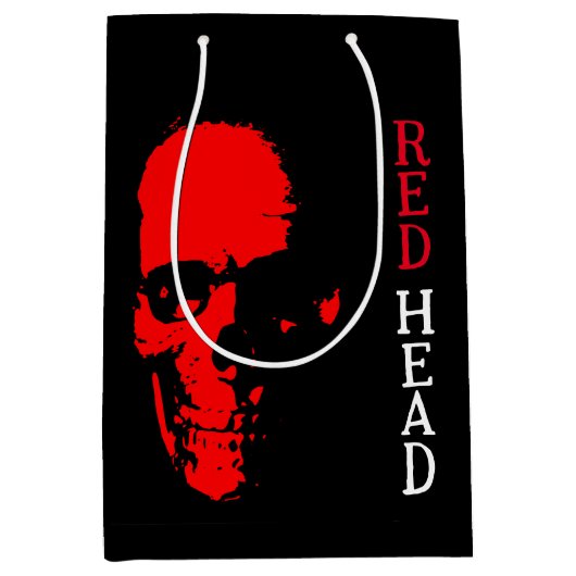 赤頭抱き枕 ミディアムペーパーバッグ (正面)