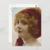 「赤頭」ヴィンテージ写真 ポストカード (正面/裏面)