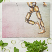 赤風船キッチンタオルを追いかけるロボット キッチンタオル (折り畳み)