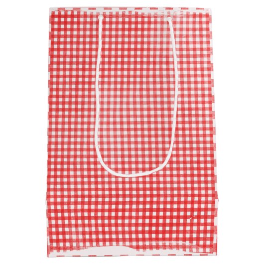 赤風船付きスティックフィギュア誕生日 ミディアムペーパーバッグ (裏面)