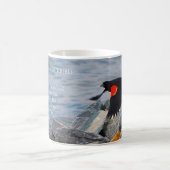 赤飛んだクロドリ-マグ コーヒーマグカップ (中央)