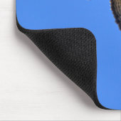 赤飛んでいる尾の稚児ホーク野生生物マウスパッド マウスパッド (コーナー)