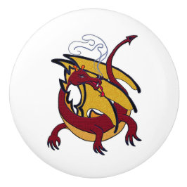赤飛んでいる龍 セラミックノブ