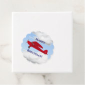 赤飛行機誕生日お願いギフトラベル フェイバータグ (インサイチュ)