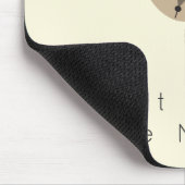 赤食べサンタ帽で聖降誕祭のシカを飲め マウスパッド (コーナー)