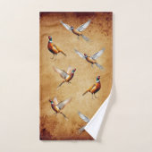 赤首雉タオルセット バスタオルセット (ハンドタオル)