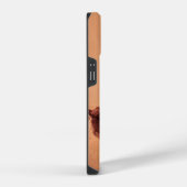 赤馬パーチメントモノグラム iPhoneケース (右側面)