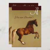 赤馬パーティー感じ紙 招待状 (正面/裏面)