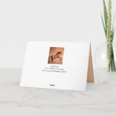 赤馬モノグラム ノートカード (裏面)