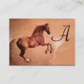 赤馬モノグラム 名刺 (裏面)