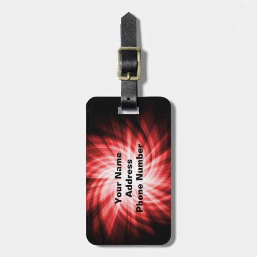 赤馬術 ラゲッジタグ (正面縦)