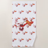 赤馬 ビーチタオル (正面)