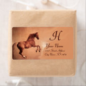 赤馬，ピンク ラベル (インサイチュ)