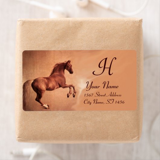 赤馬，ピンク ラベル (インサイチュ)