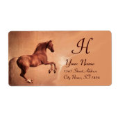 赤馬，ピンク ラベル (正面)