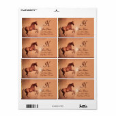 赤馬，ピンク ラベル (フルシート)