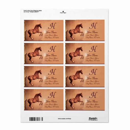 赤馬，ピンク ラベル (フルシート)