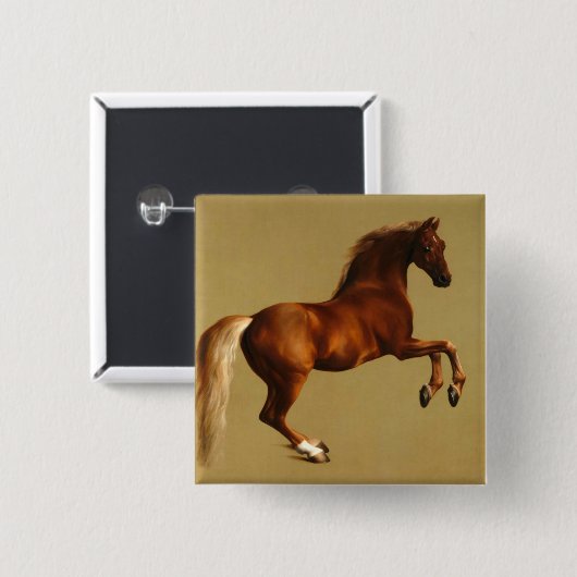 赤馬 缶バッジ (正面&裏面)