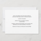 赤骨障害医学校卒業写真 案内状 (裏面)