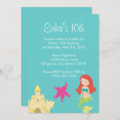 赤髪の人魚の海への招待状 招待状 (正面/裏面)