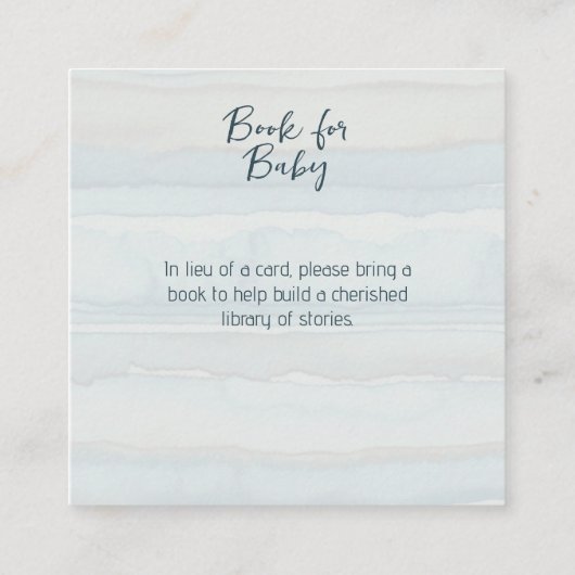 赤魅力的ちゃんシャワーブックメッセージ囲いカード エンクロージャーカード (裏面)