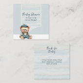 赤魅力的ちゃんシャワーブックメッセージ囲いカード エンクロージャーカード (正面/裏面)