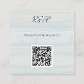 赤魅力的カジュアルちゃんシャワー収納カードQRコード エンクロージャーカード (裏面)