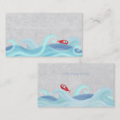 赤魚サーフィン波 名刺 (正面/裏面)