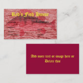 赤魚名刺 名刺 (正面/裏面)